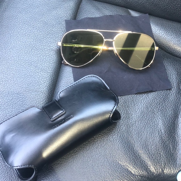 Saint Laurent gold classic 11 sunglasses - Picture 2 of 11